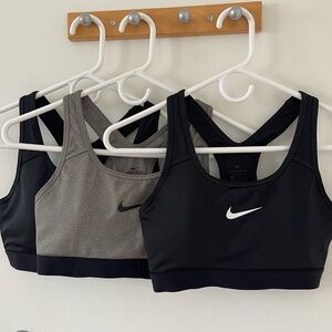 Nike dri-fit sports bra (size S) (bundle of 3)